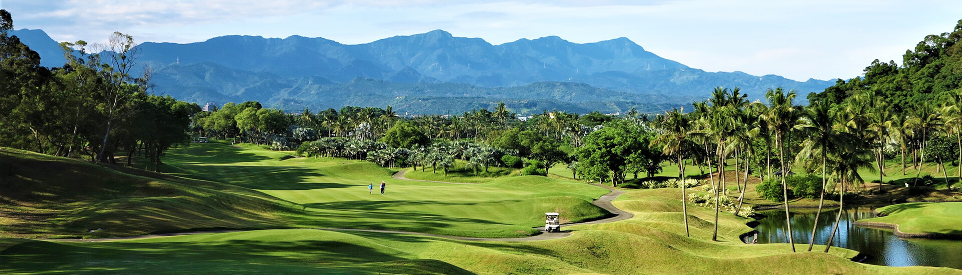scenic view of the Palm Lakes Resort golf course