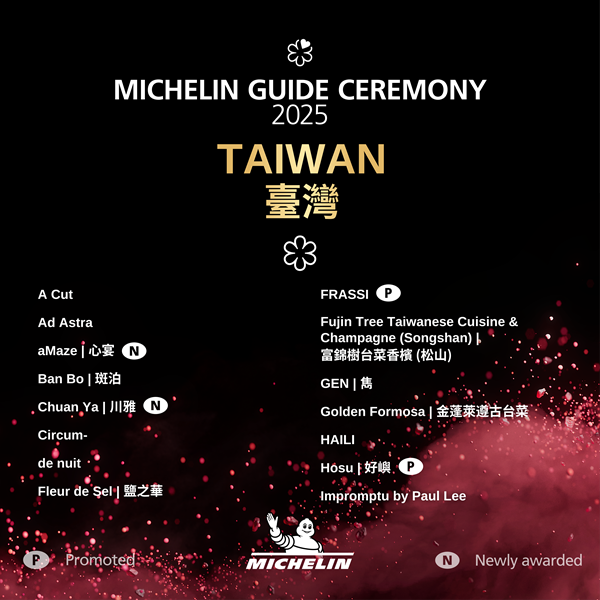 The MICHELIN Guide Taiwan 2025