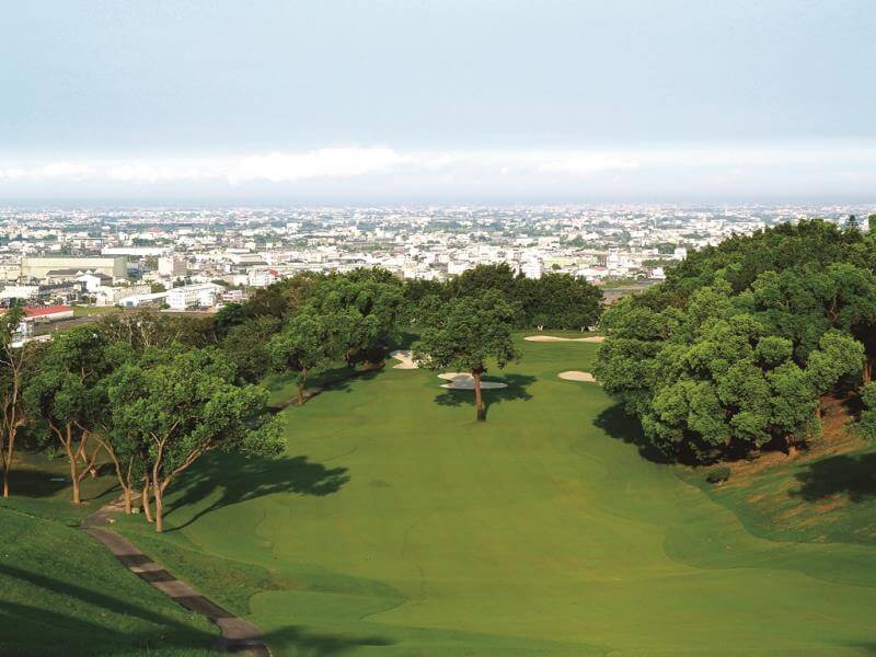 golf-changhua4 elevated outdoor view overlooking a lush green lawn or fairway