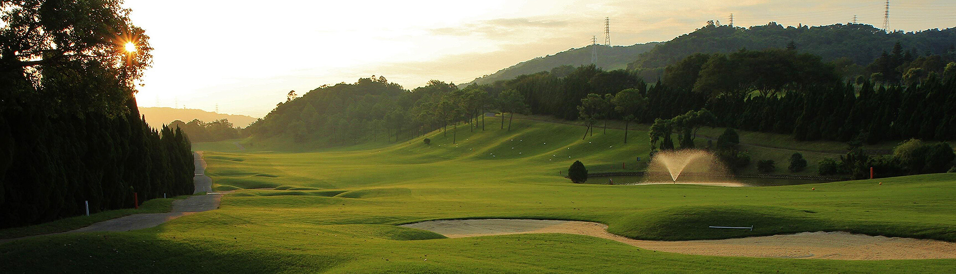view of the Tsai Hsing Elite Club, an 18-hole golf course