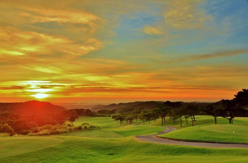 golf-miaoli3 serene sunset view at the National Golf Country Club