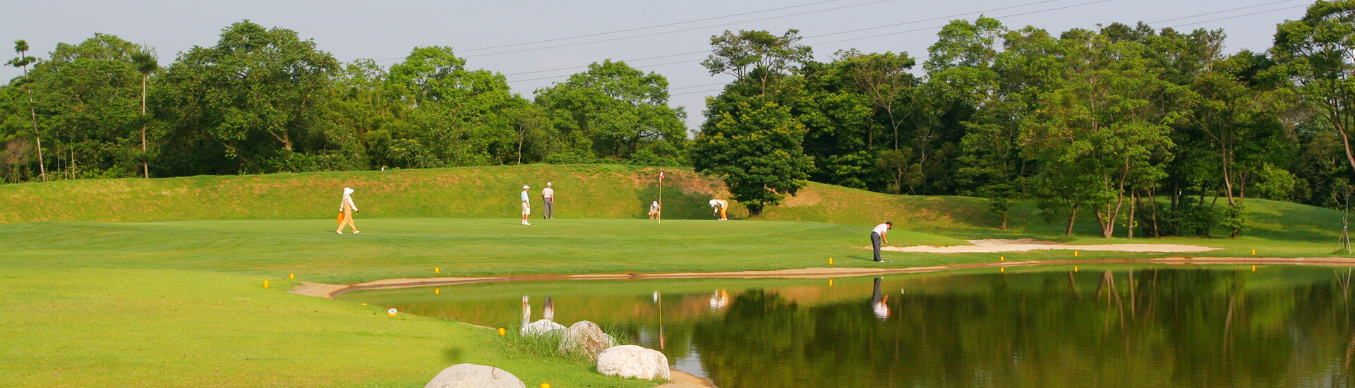 outdoor landscape, potentially a golf course